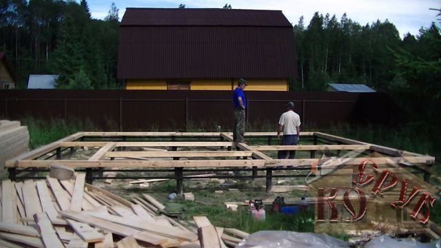 Строительство дома из профилированного бруса 8х8,5