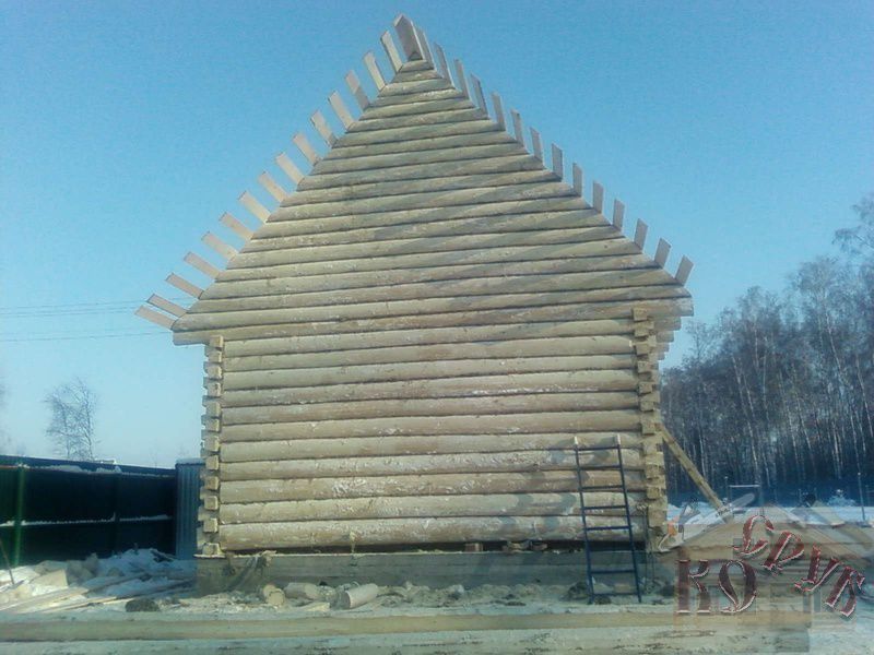 Cруб дома 6х9, Михнево