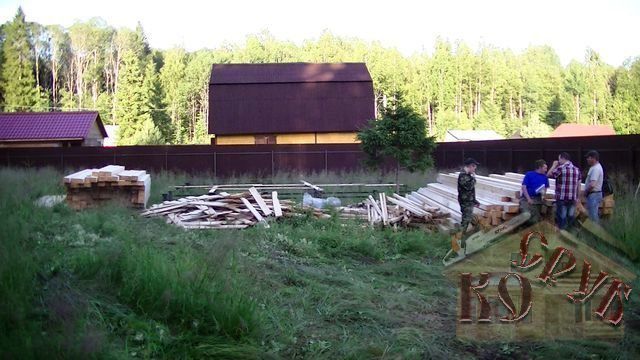 Строительство дома из профилированного бруса 8х8,5