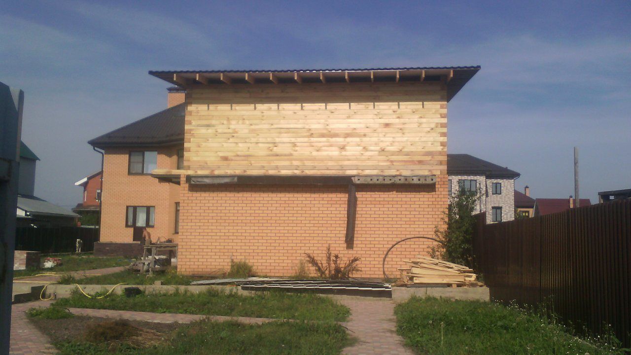Дом из бруса для заказчика Дениса Лебедева, г. Чехов