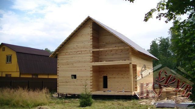 Строительство дома из профилированного бруса 8х8,5