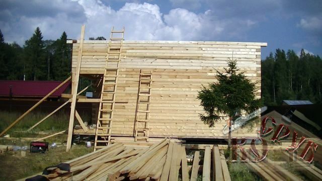 Строительство дома из профилированного бруса 8х8,5