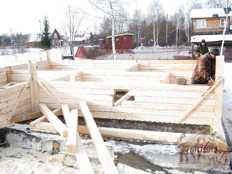Строительство дома из бруса 8х9