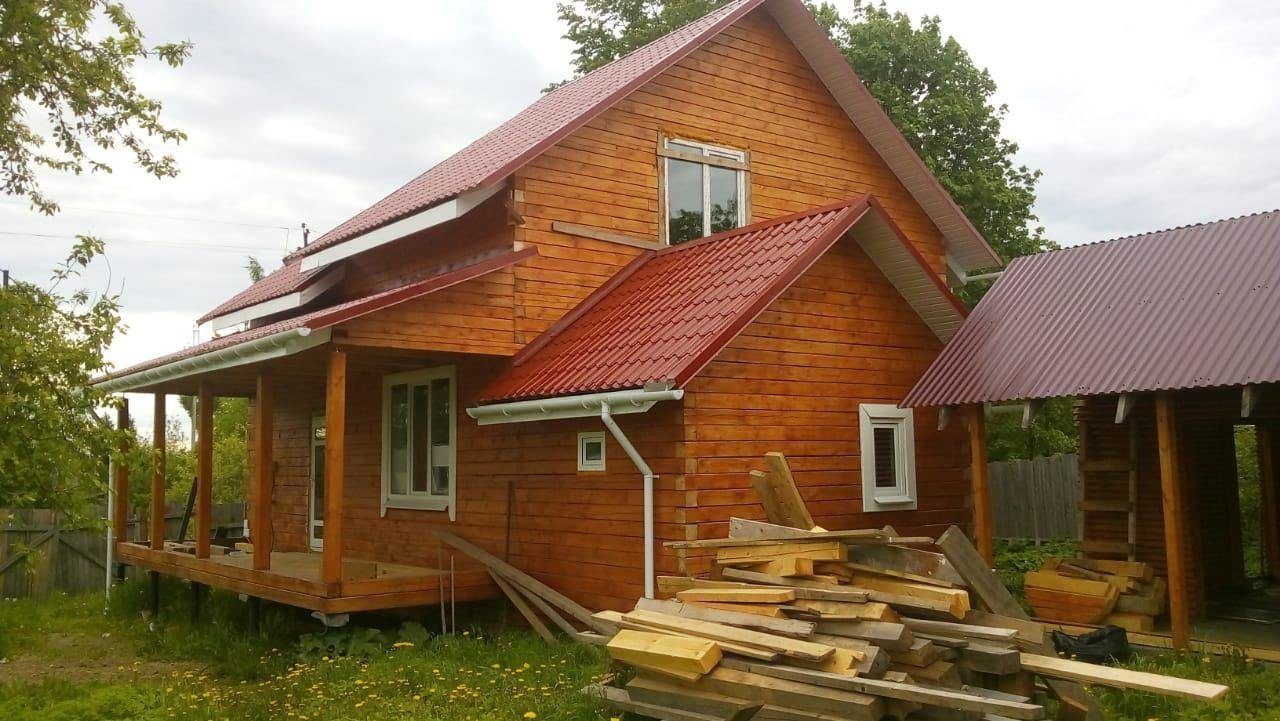 Дом из бруса 150x150 мм. Построен в Костромской обл., г. Чухлома