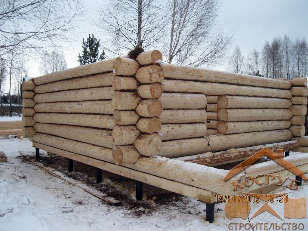 Баня из бревна 5х5