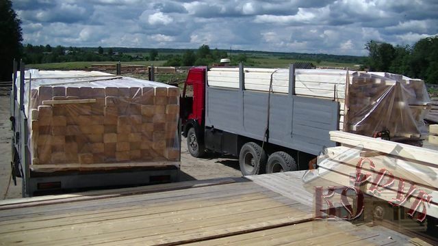 Строительство дома из профилированного бруса 8х8,5