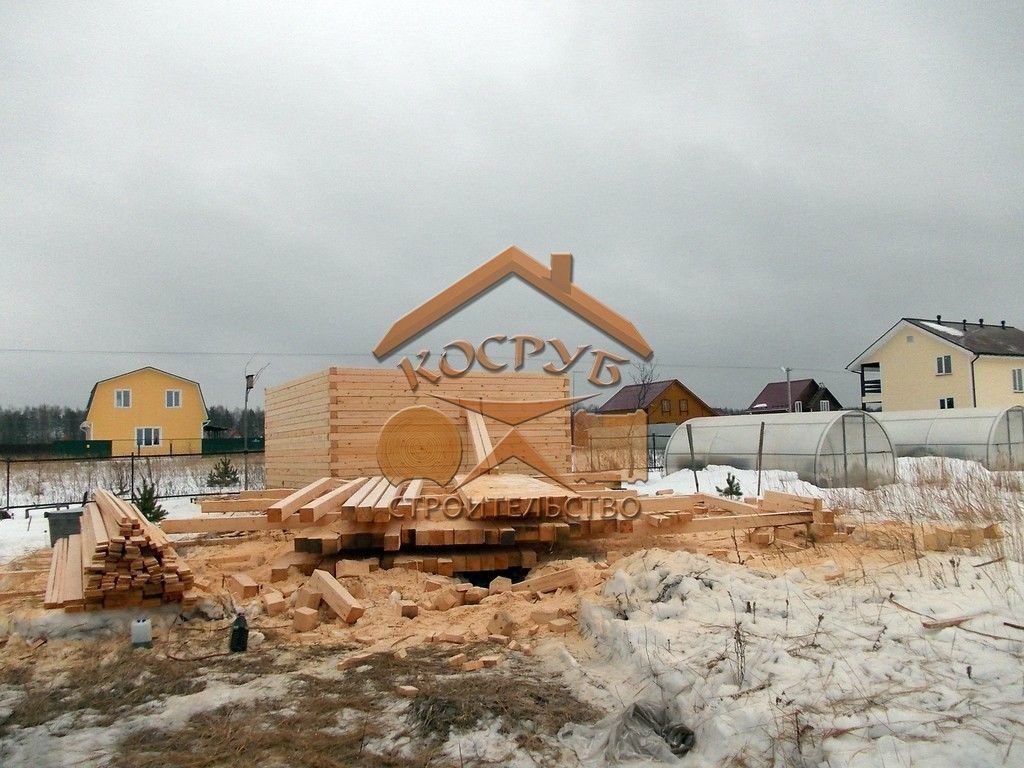 Одноэтажный дом из бруса 6х6