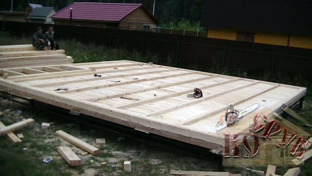 Строительство дома из профилированного бруса 8х8,5